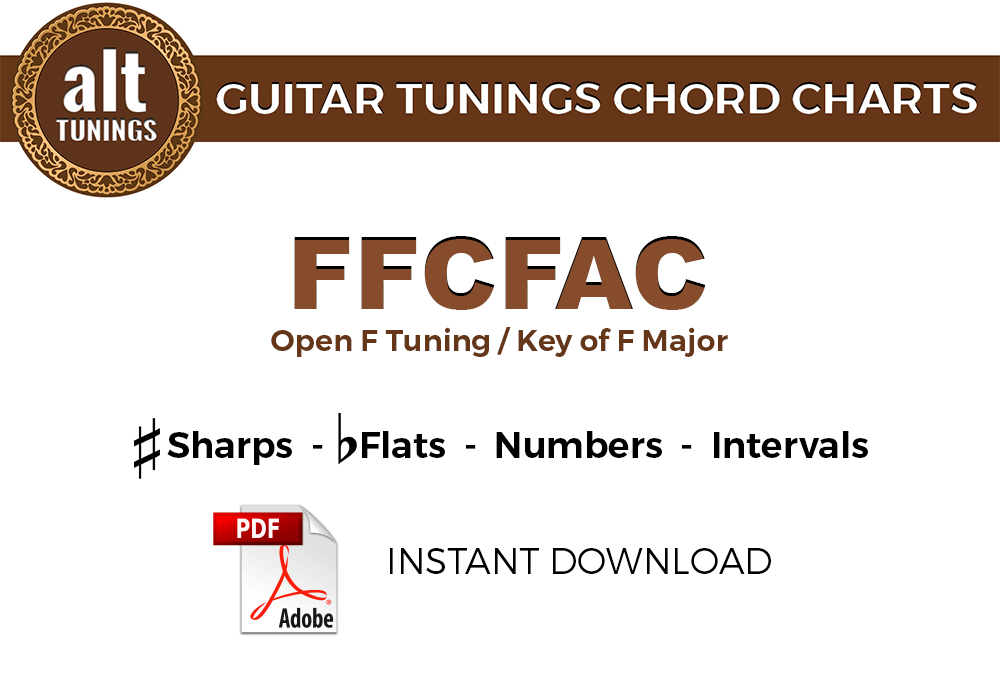 Guitar Tunings Chord Charts FFCFAC